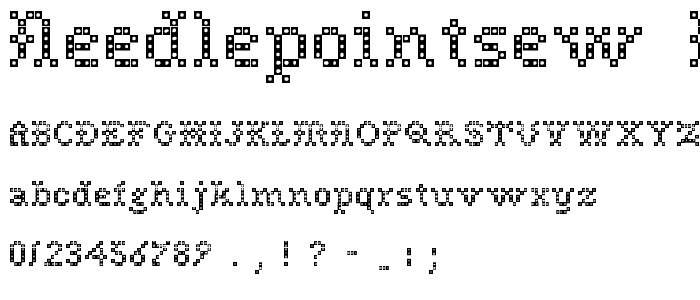 NeedlePointSew-Plain Regular font
